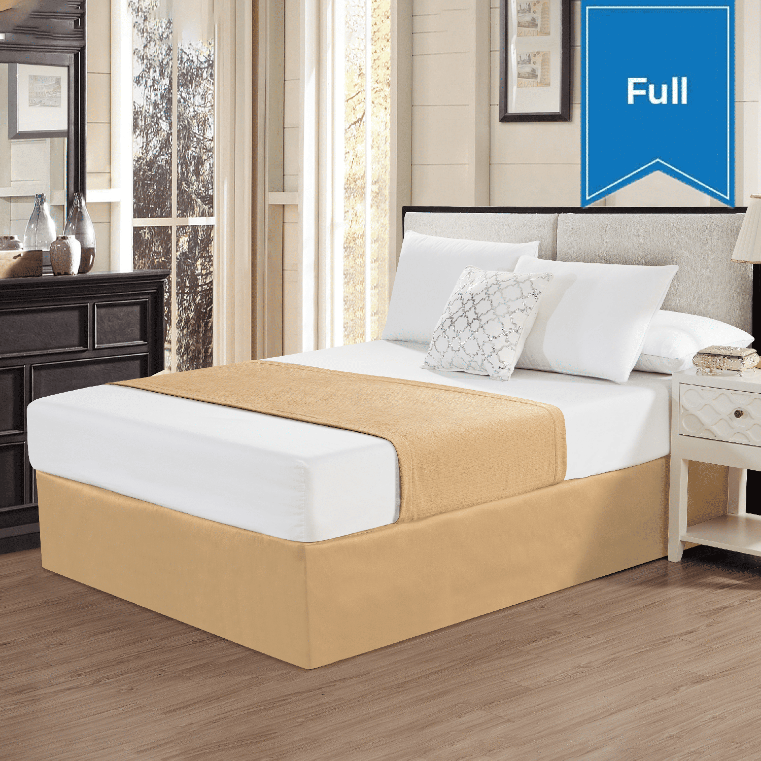 Bed Scarf Full Latte 26 x 85