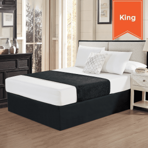 Bed Scarf King Persian Black 26 x 108