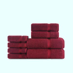 Belem Cherry Cola Combo Pack Wash Cloth-48Pcs | Hand Towel-24Pcs | Bath Towel-24Pcs