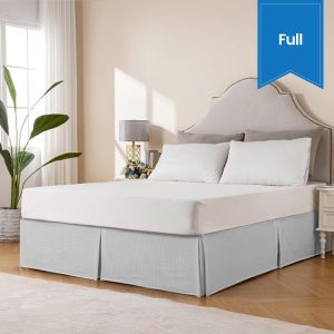 Full Bed Skirt - Evening Grey