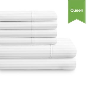 Swiss Stripes T-250 Queen Fitted 60x80x15