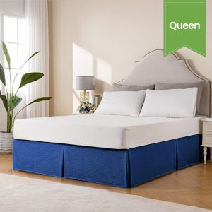 Queen Bed Skirt - Indigo Night