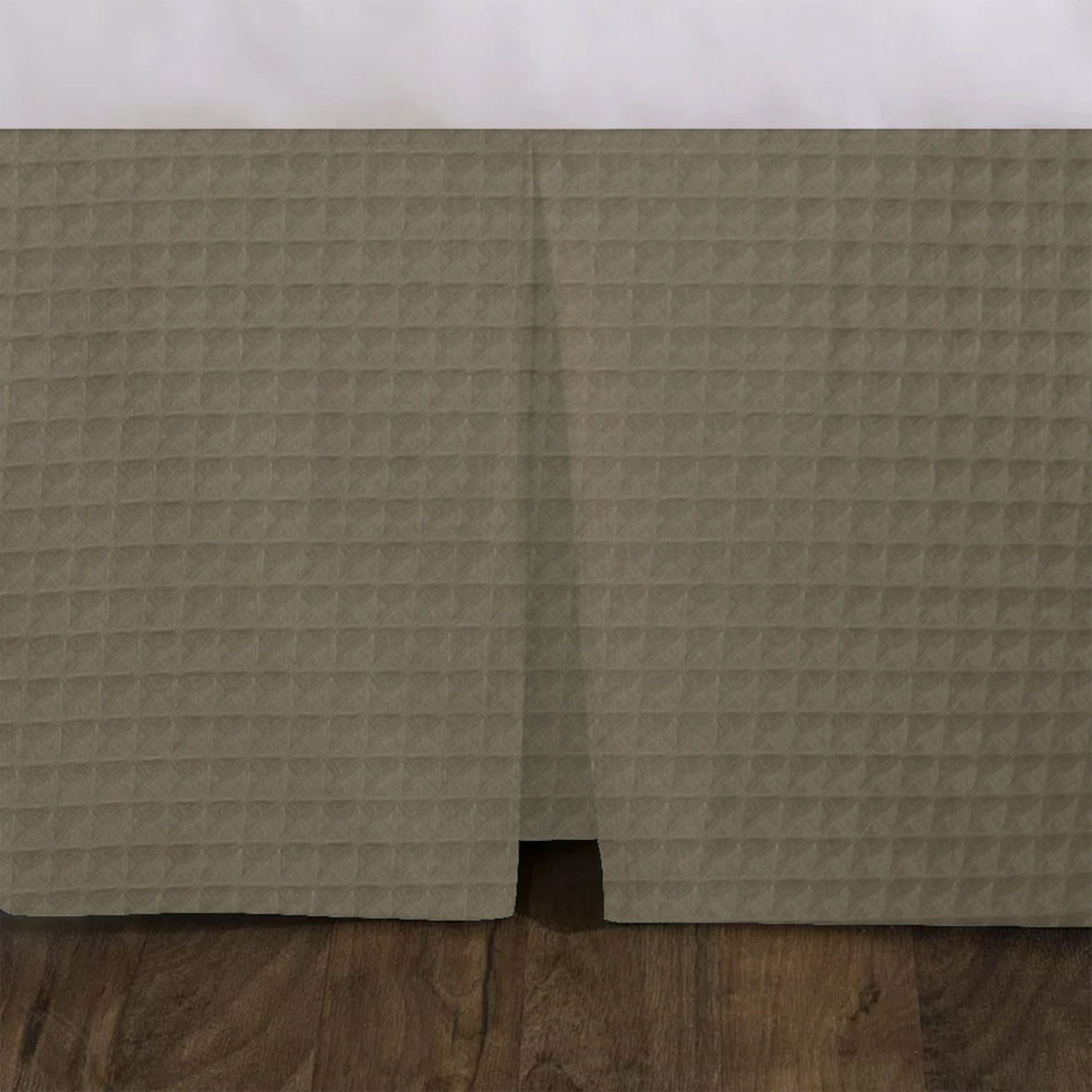 King Bed Skirt - Grey Dove - Image 3