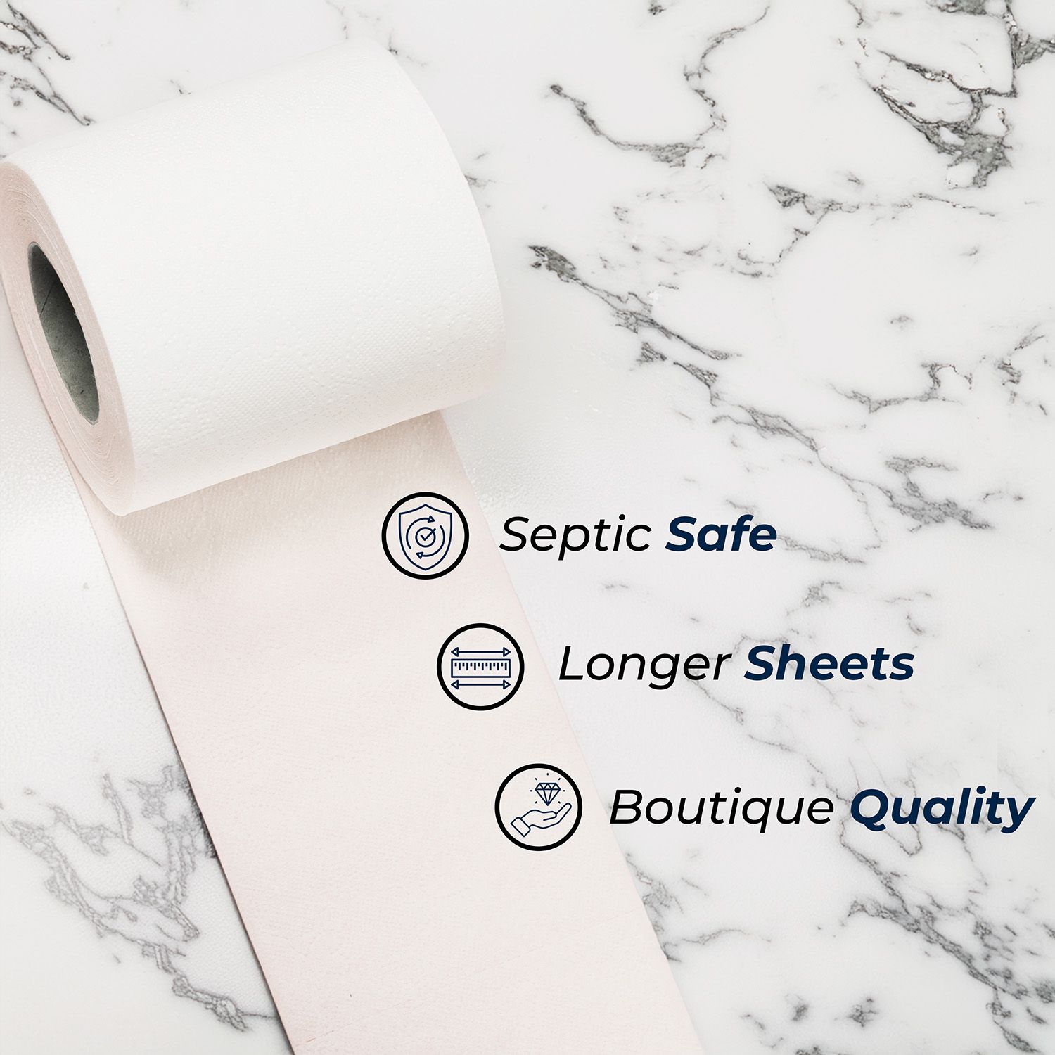 2 Ply Ultra Soft Toilet Paper Mikado 400 Sheets 96 Rolls - Image 3