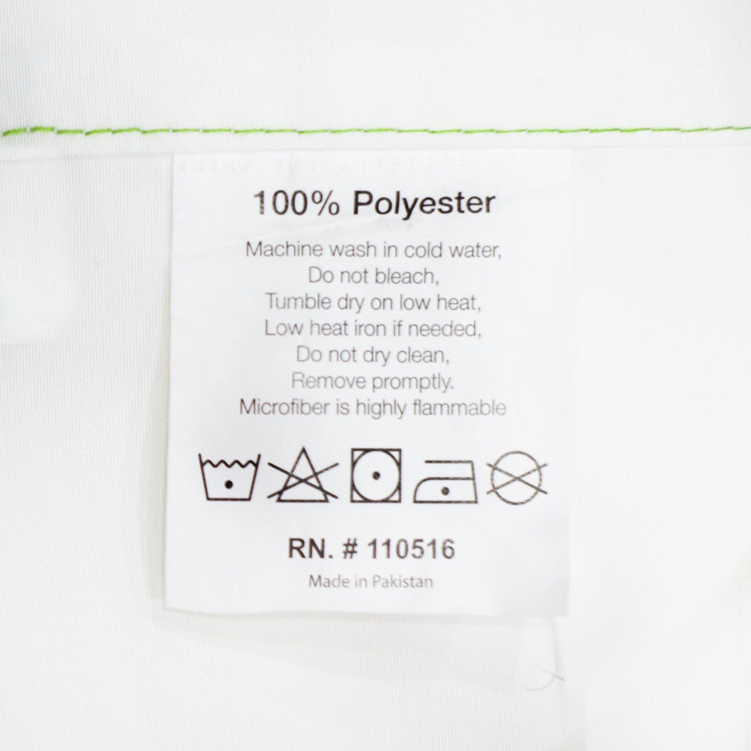 Opal Microfiber Queen Flat 94x110 - Image 5