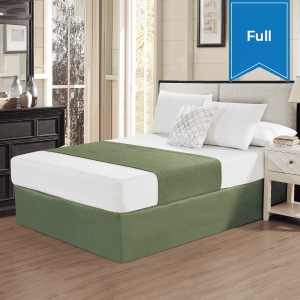 Bed Scarf Full Organic Green 26 x 85