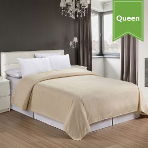 Classic Caramel Microfiber Top Sheet Queen Flat 94x96