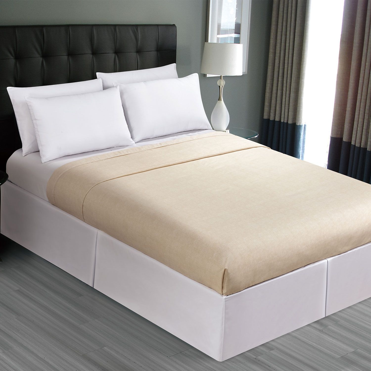 Classic Caramel Microfiber Top Sheet / Twin Flat 68x96 - Image 2