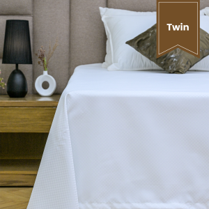 Serene Classic Checkered Top Sheet Twin 68x96