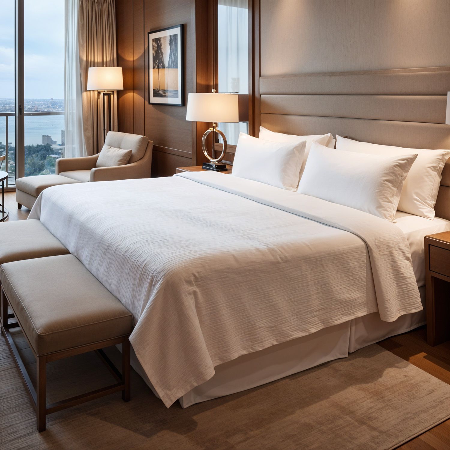 Ripple Puffed Top Sheet King 108x96 - Image 5