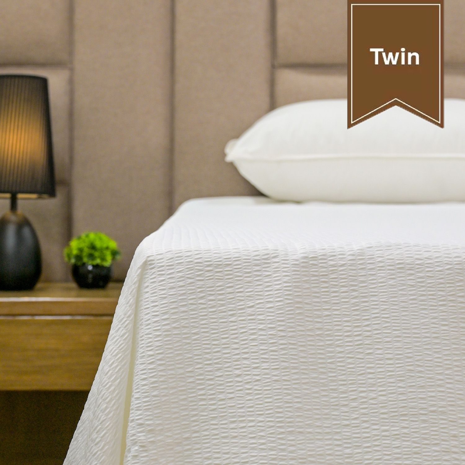 Crinkle Soft Seer Sucker Top Sheet Twin 68x96