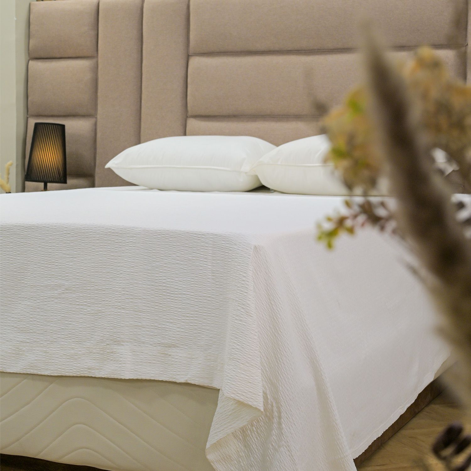 Crinkle Soft Seer Sucker Top Sheet King 112x96 - Image 2