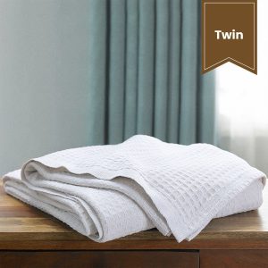 Cotton Waffle Blanket 66 x 90 Twin