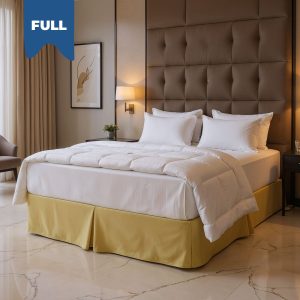 Full Diamond Bed Skirt - Desert Sand