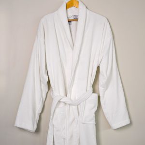Zero Twist Full Terry Shawl Collar Luxury Bathrobe