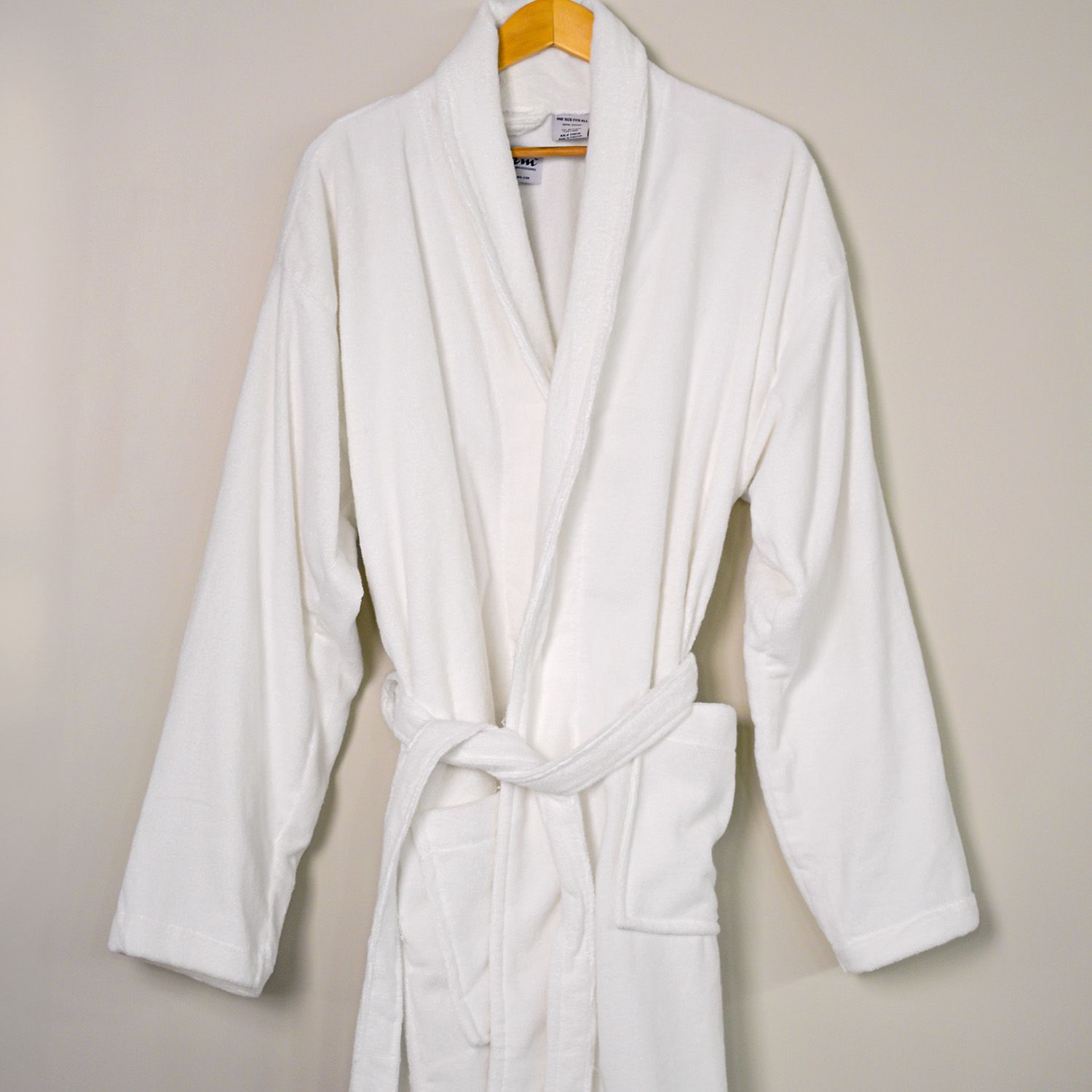Zero Twist Full Terry Shawl Collar Luxury Bathrobe