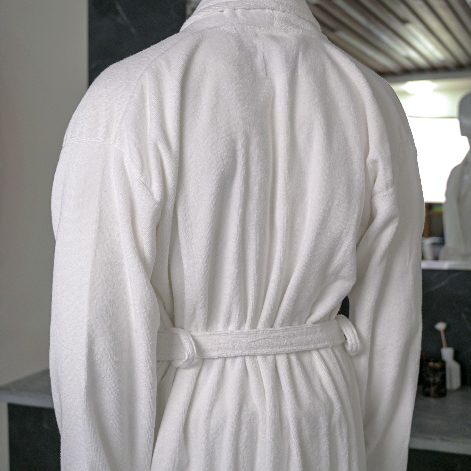 Zero Twist Full Terry Shawl Collar Luxury Bathrobe - Image 2