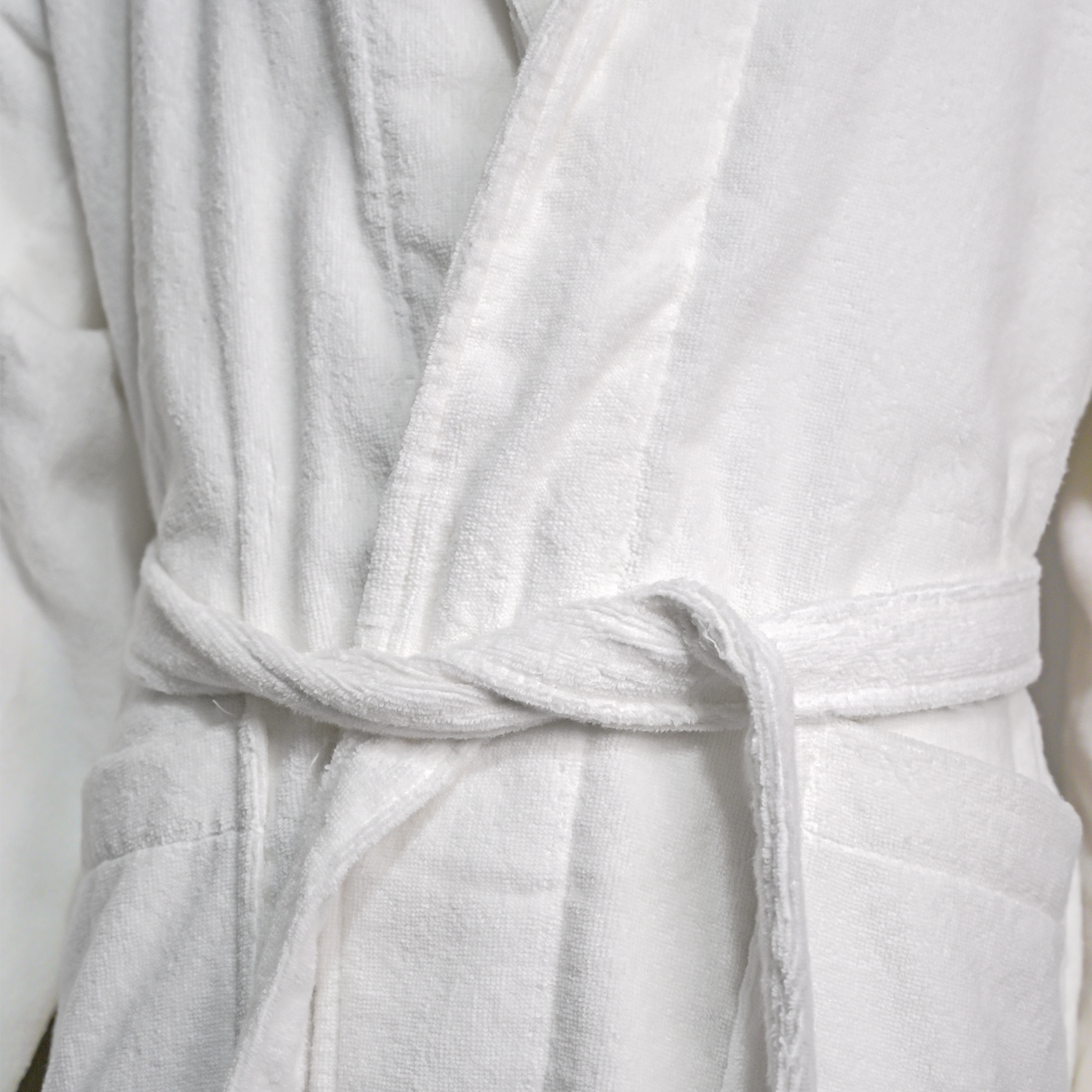Zero Twist Full Terry Shawl Collar Luxury Bathrobe - Image 4
