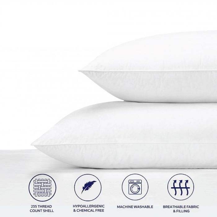 Belem Down Alternative Sleeping Pillows - Pack of 2 - Image 3