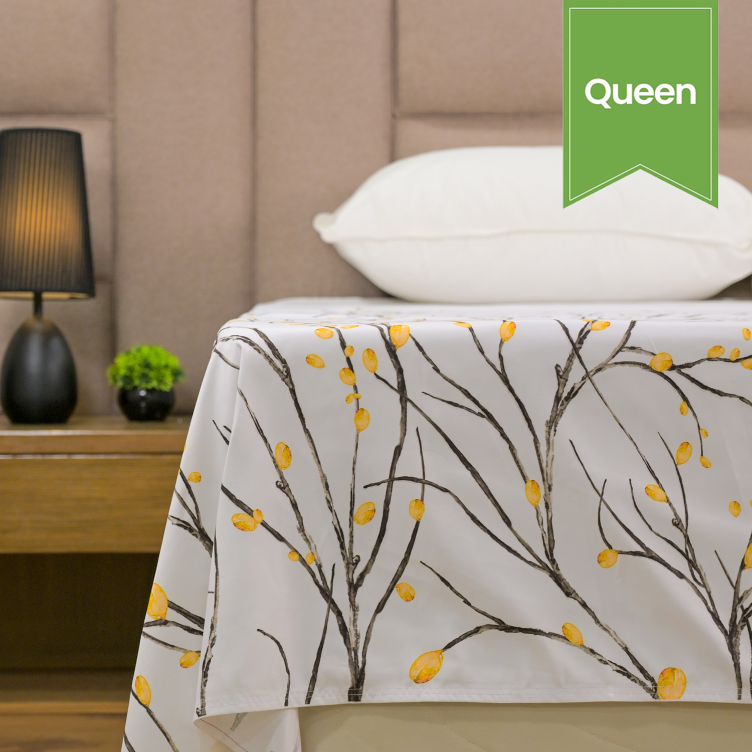 Mid Summer Blooms Microfiber Top Sheets Queen 94x96