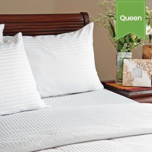 Swiss Stripes T-250 Queen Pillowcase 42x40