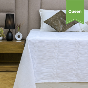 Ripple Puffed Top Sheet Queen 94x96
