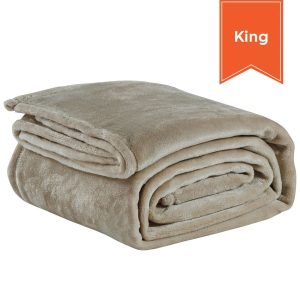 Ryotei Micro Fleece Soft Blanket 108x90 King