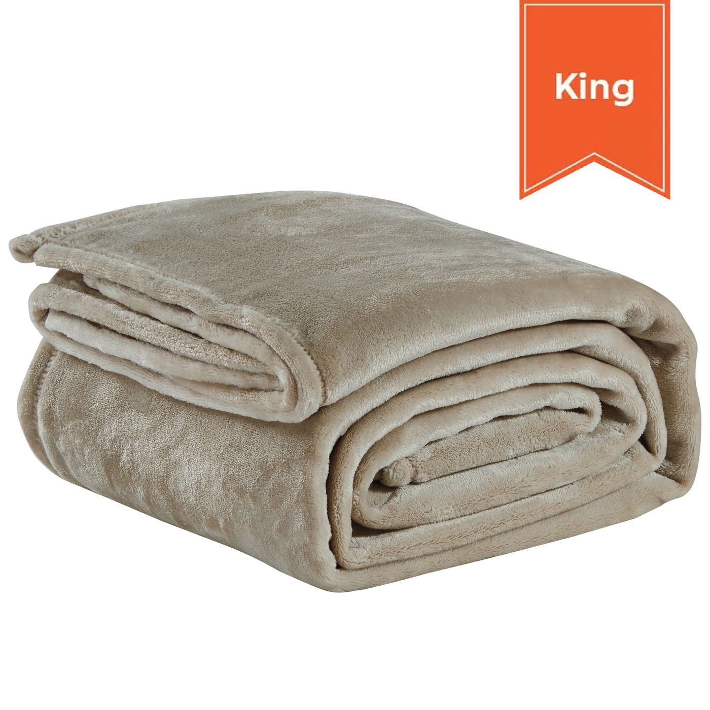 Ryotei Micro Fleece Soft Blanket 108x90 King