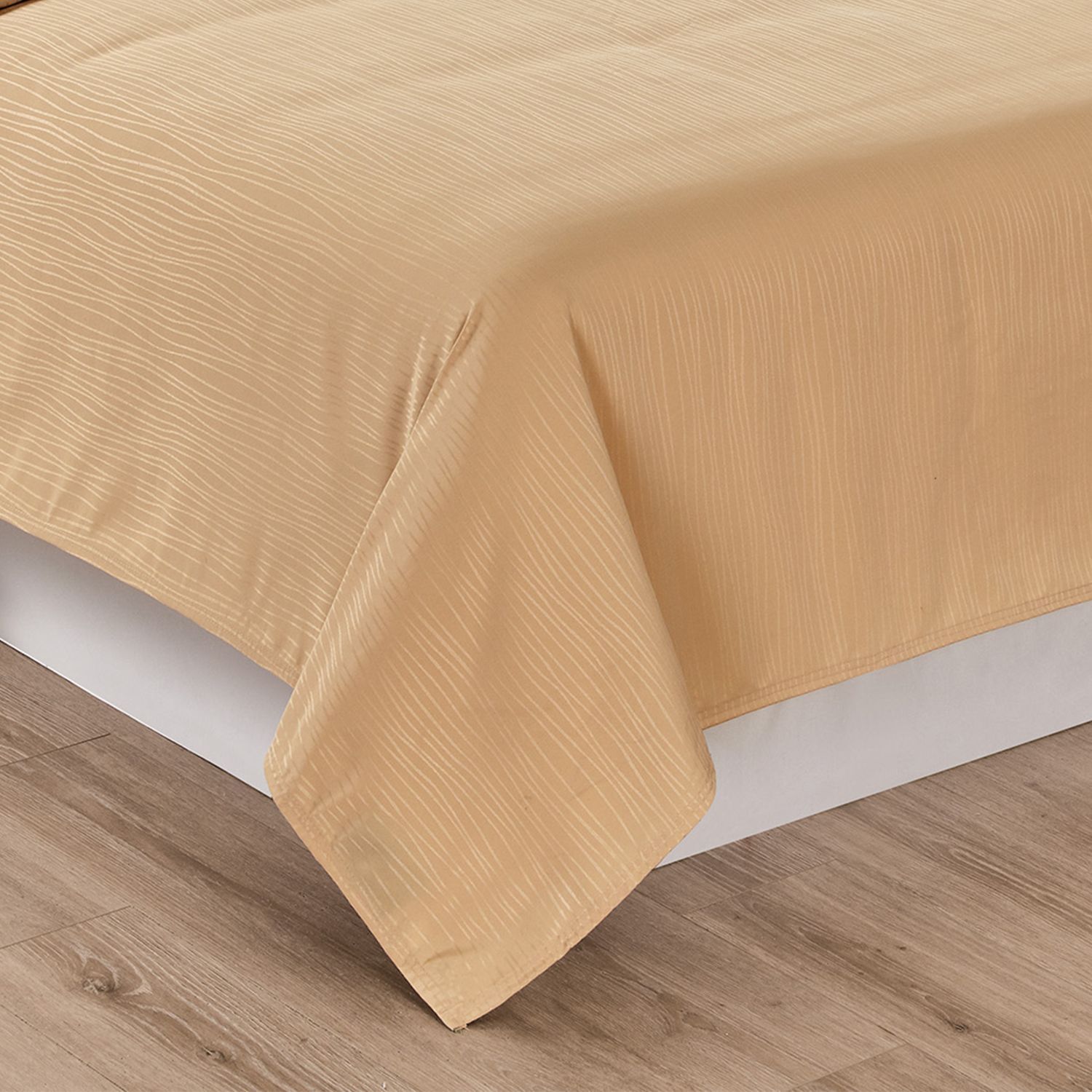 Water Streams Top Sheet Full 84x96 Caramel - Image 2