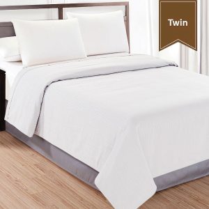 Water Streams Top Sheet Full 84x96 White